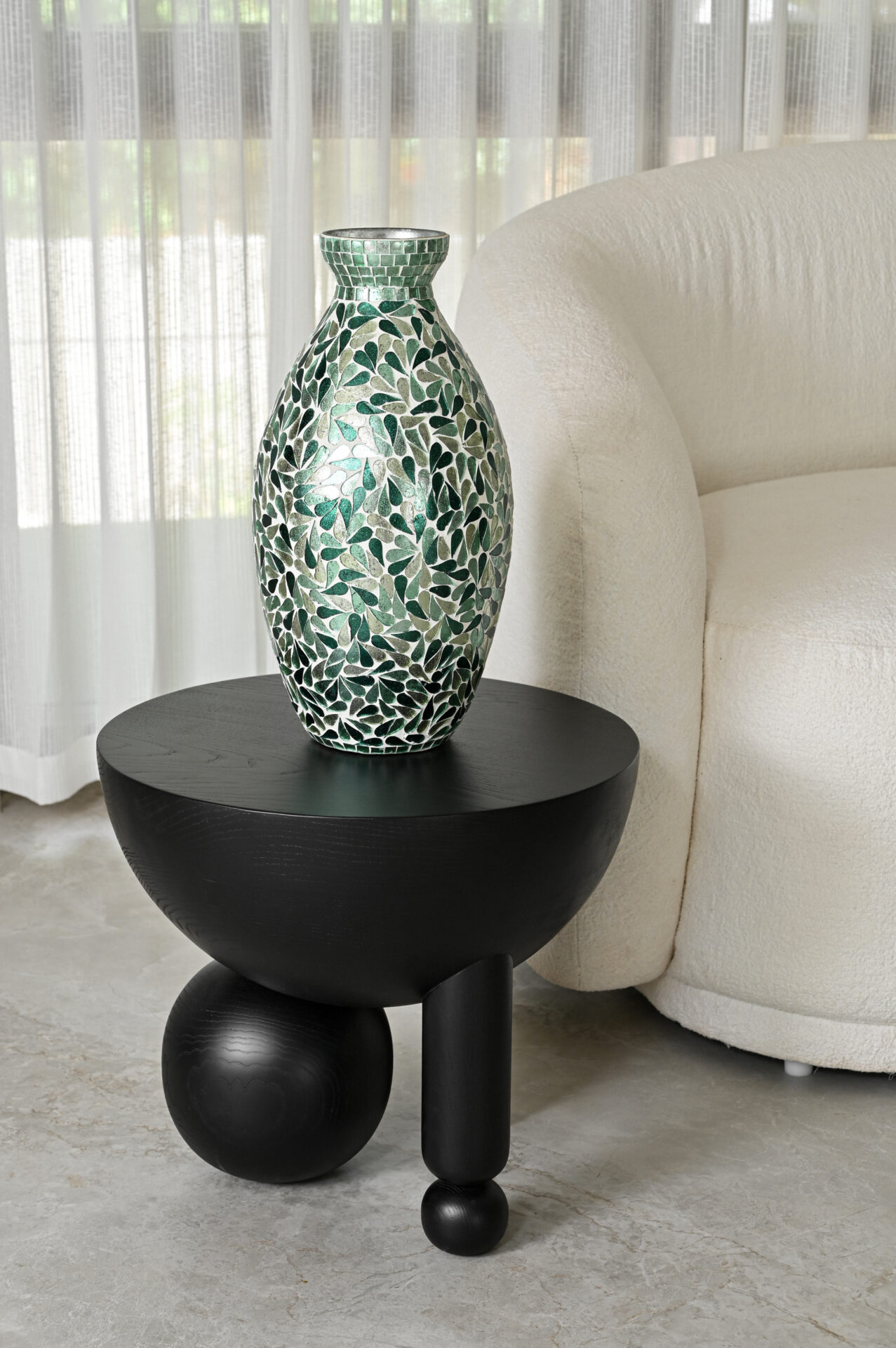 Orbix Solid Ash Accent Table