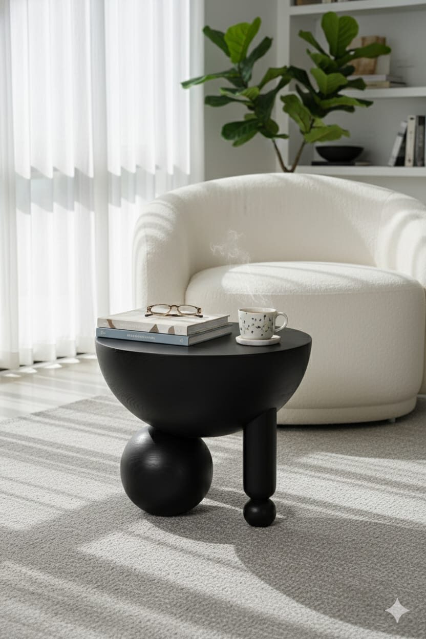 Orbix Solid Ash Accent Table - Image 2